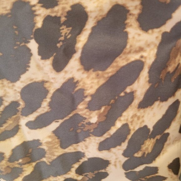 Bar III Women's Beach Cheetah Printed High Rise Bikini Bottoms - Picture 5 of 5